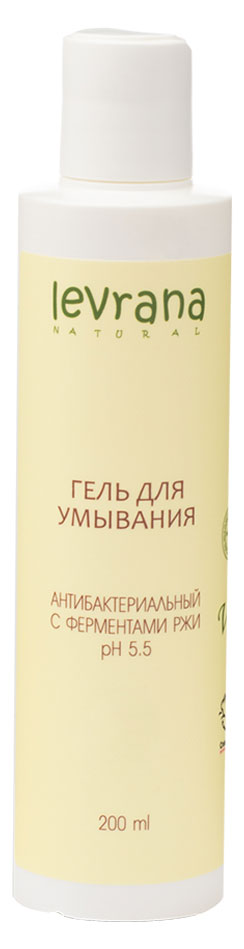 

Гель для умывния Levrana с ферментами ржи, 200 мл