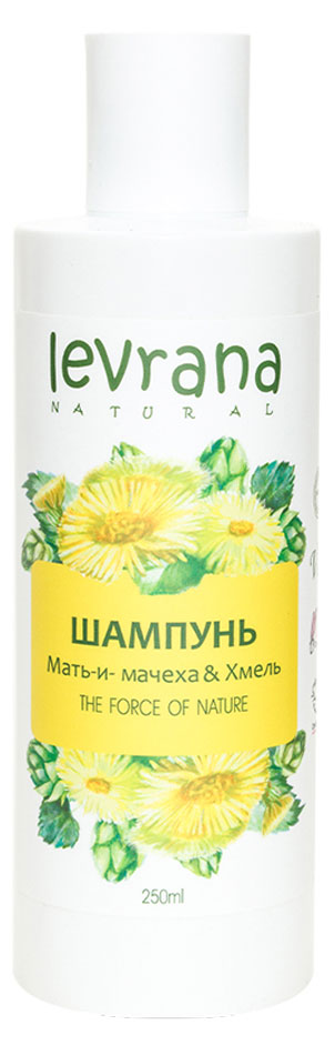 

Шампунь для волос Levrana Мать-и-мачеха и Хмель, 250 мл