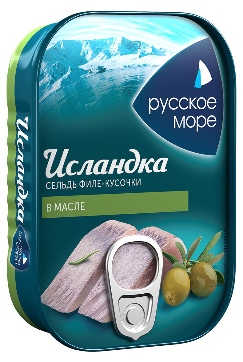 

Сельдь Исландка атлантическая в масле филе-кусочки, 115 г