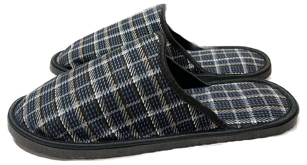 

Тапочки мужские Light Company клетка, р 43/44