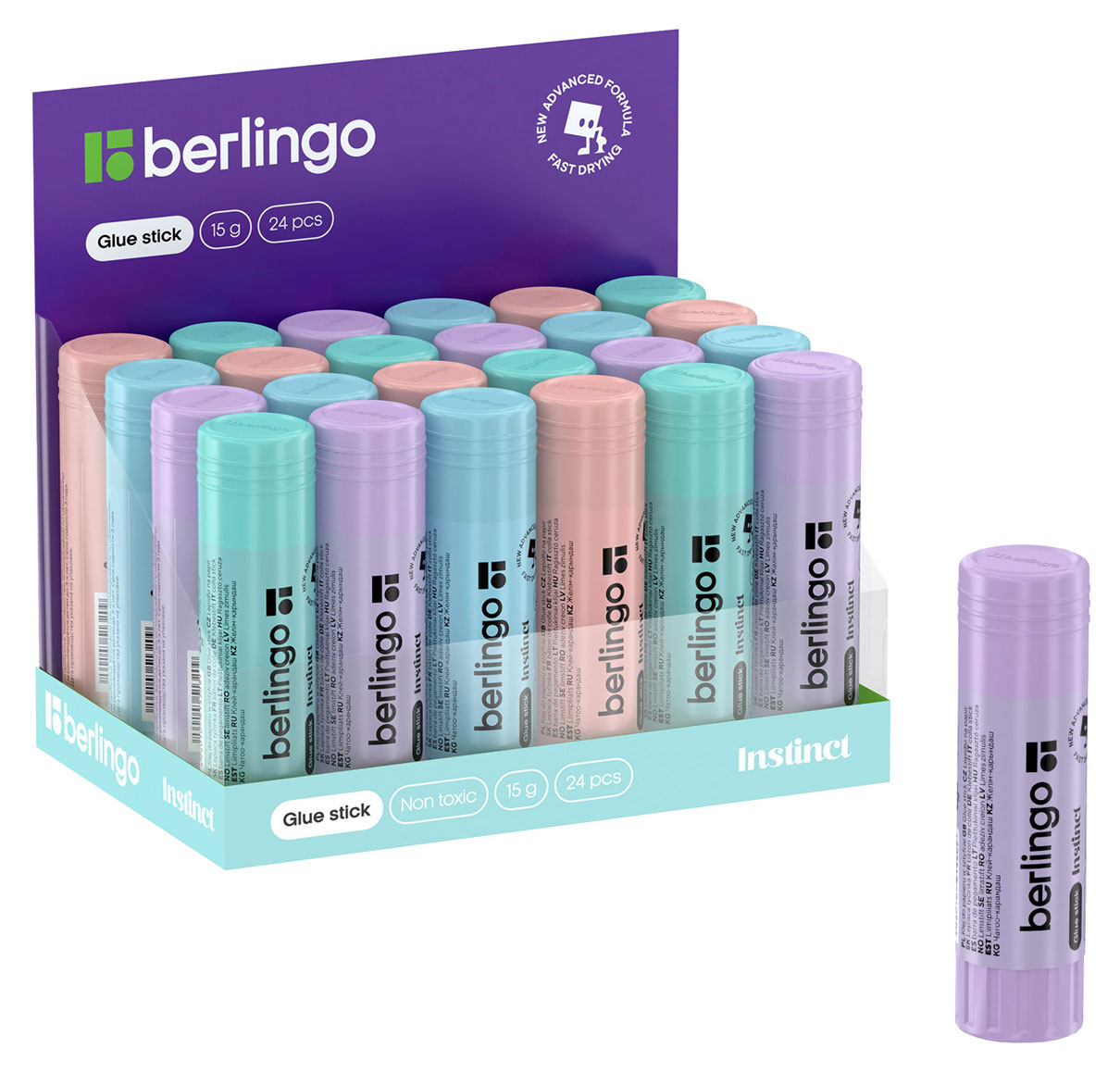 

Клей-карандаш Berlingo Instinct ПВП, 1 шт