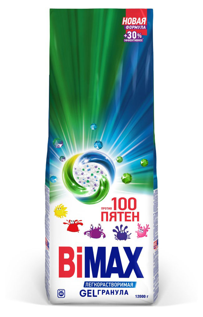 

Стиральный порошок Bimax 100 пятен, 12 кг