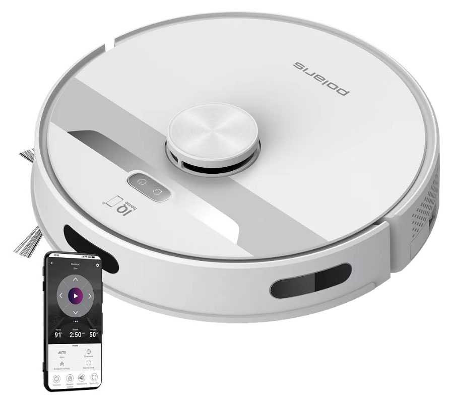 

Робот-пылесос Polaris PVCR 6001 WIFI белый