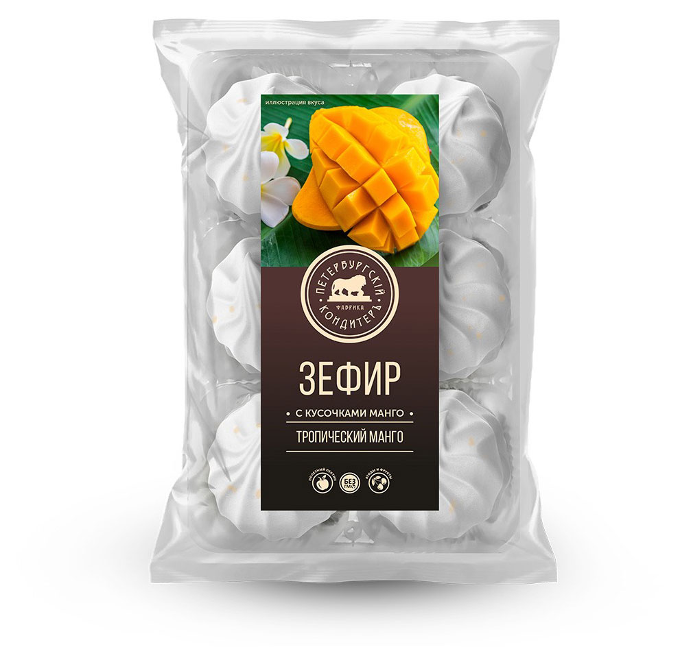 

Зефир Петербургский КондитерЪ с кусочками манго, 310 г