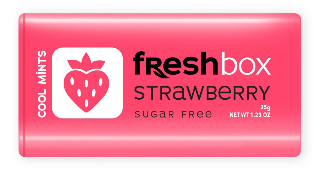 

Драже Fresh Box со вкусом клубники без сахара, 35 г