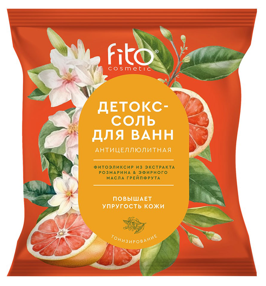 

Соль-детокс для ванн Фитокосметик Elixirica Антицеллюлитная, 500 г