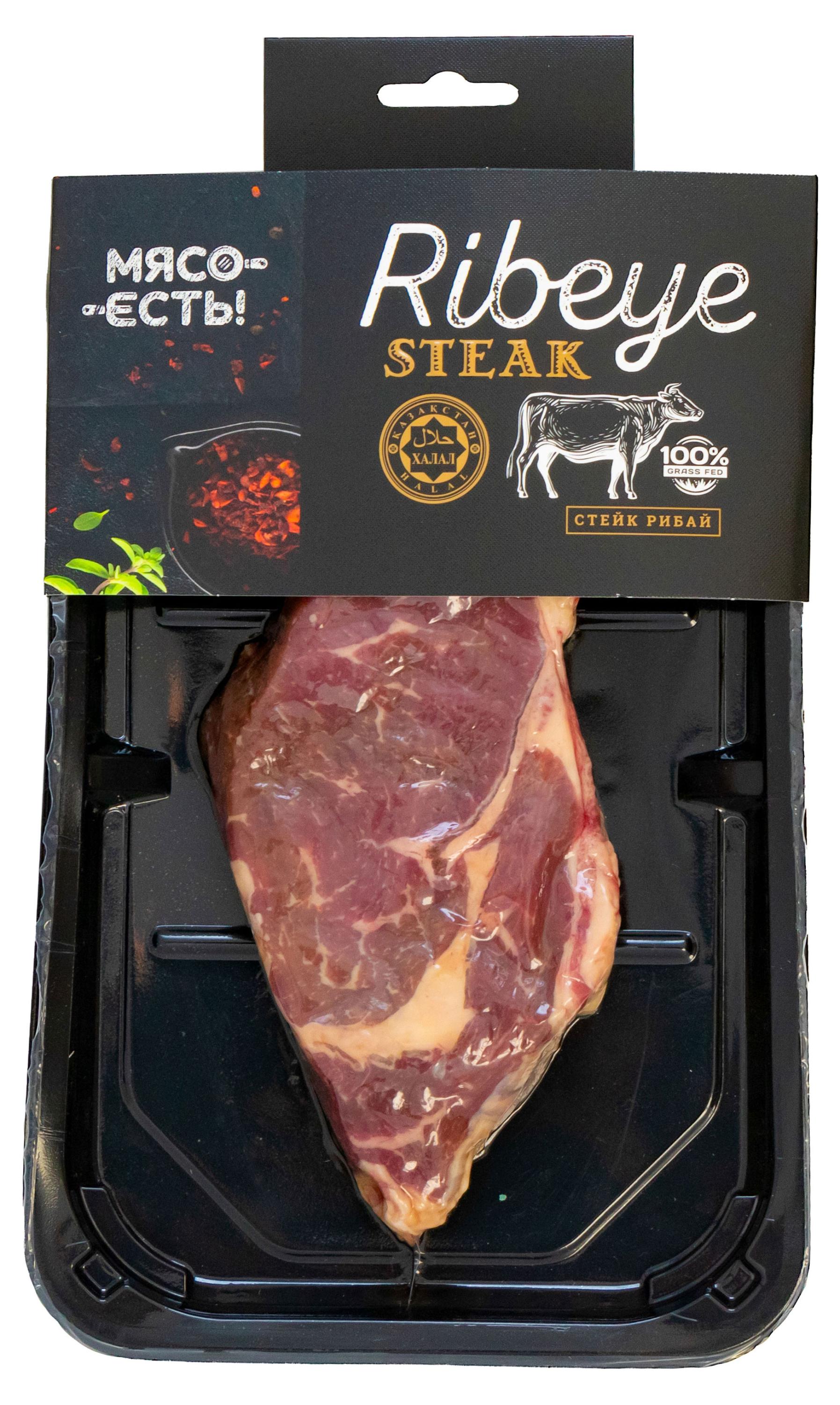 

Стейк из говядины Мясо Есть Рибай Халяль, 320 г