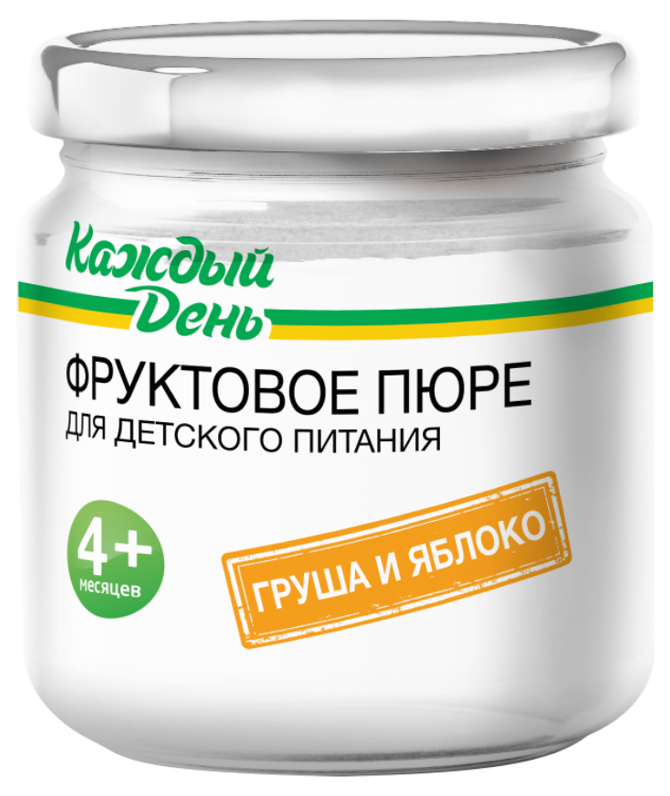 

Пюре Каждый день яблоко и груша с 4 мес., 80 г