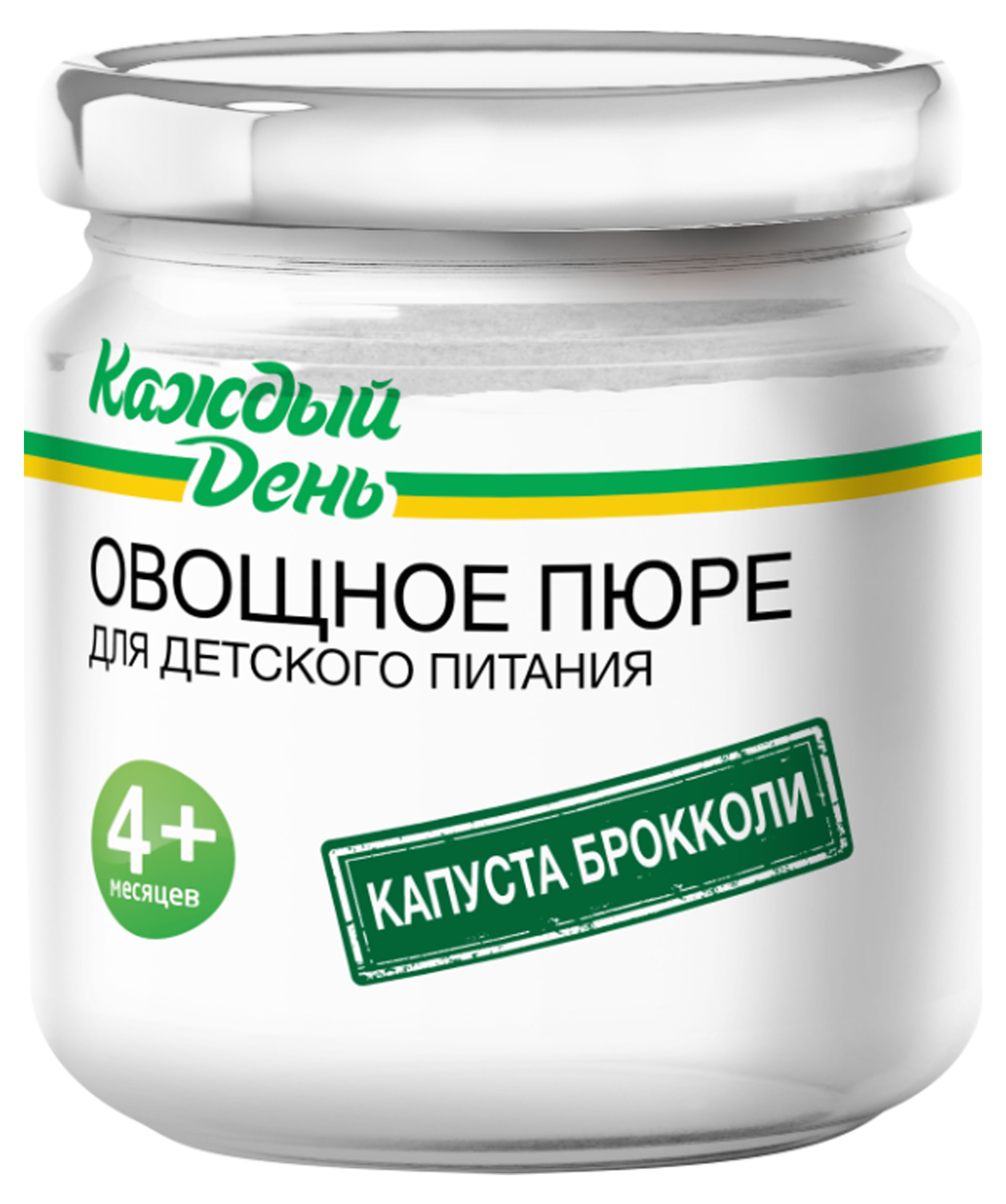 

Пюре Каждый день капуста брокколи с 4 мес., 80 г