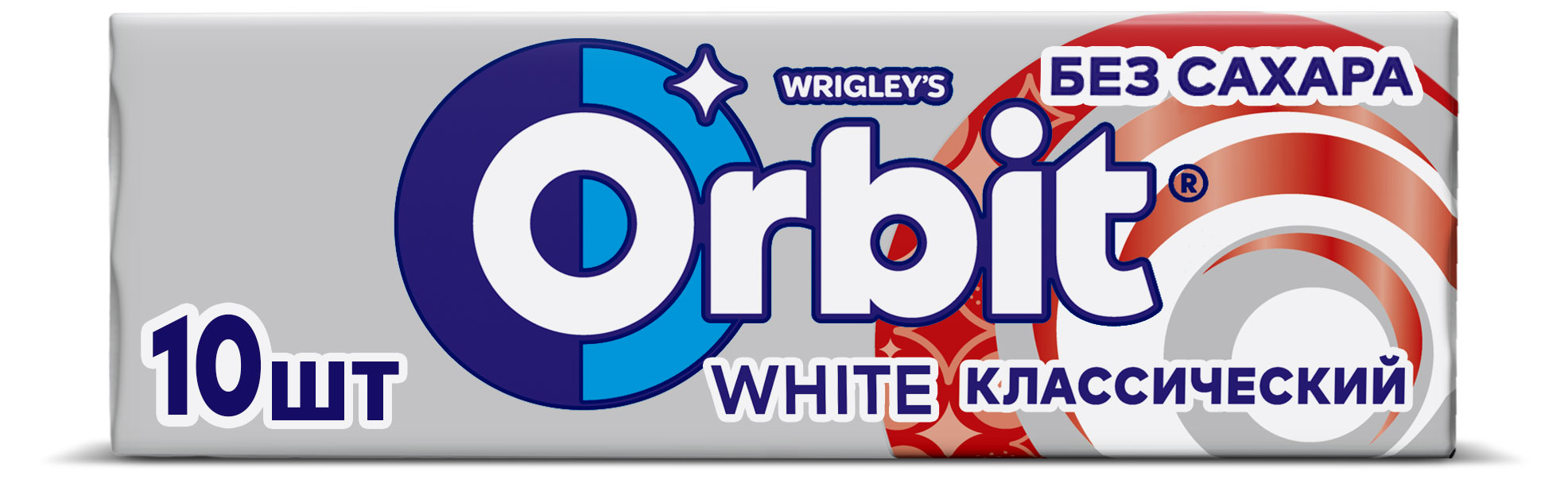 

Резинка жевательная Orbit White Классический без сахара, 13,6 г