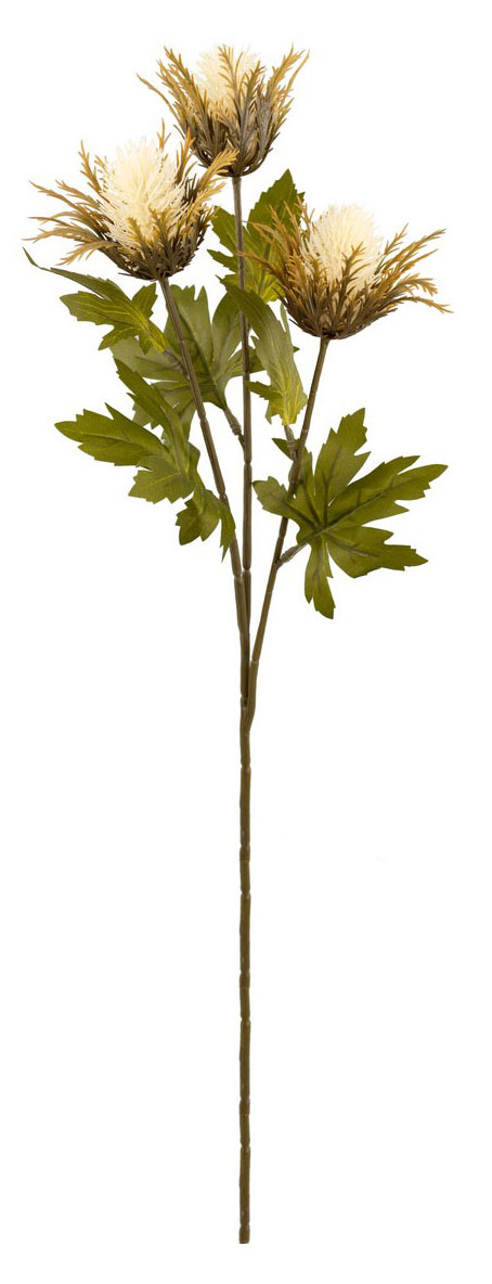 

Цветок искусственный Decoland Эрингиум кремовый, 67 см