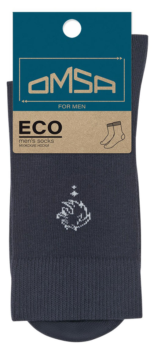 

Носки мужские Omsa for Men Eco 409 Grigio scuro, размер 39-41