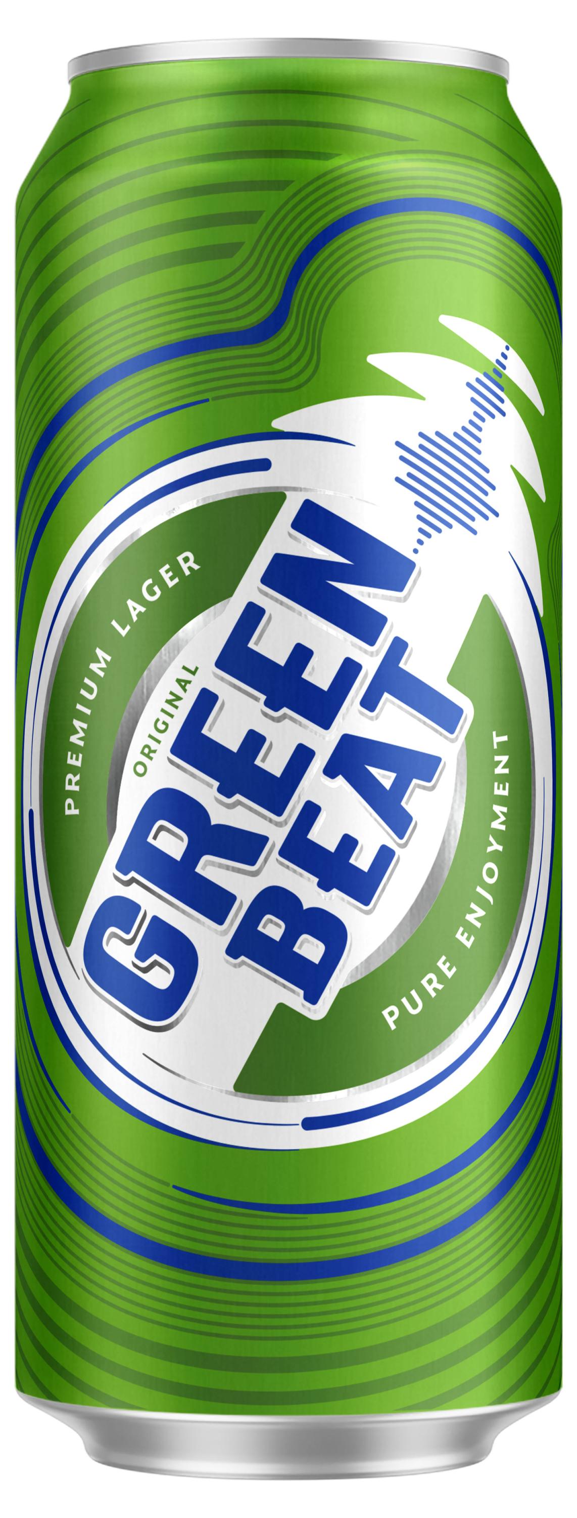 Изображение товара Пиво светлое Green Beat 4,6%, 450 мл