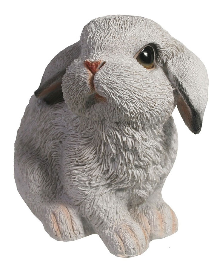 

Фигура декоративная Зайка Тошка, 16х11х15 см
