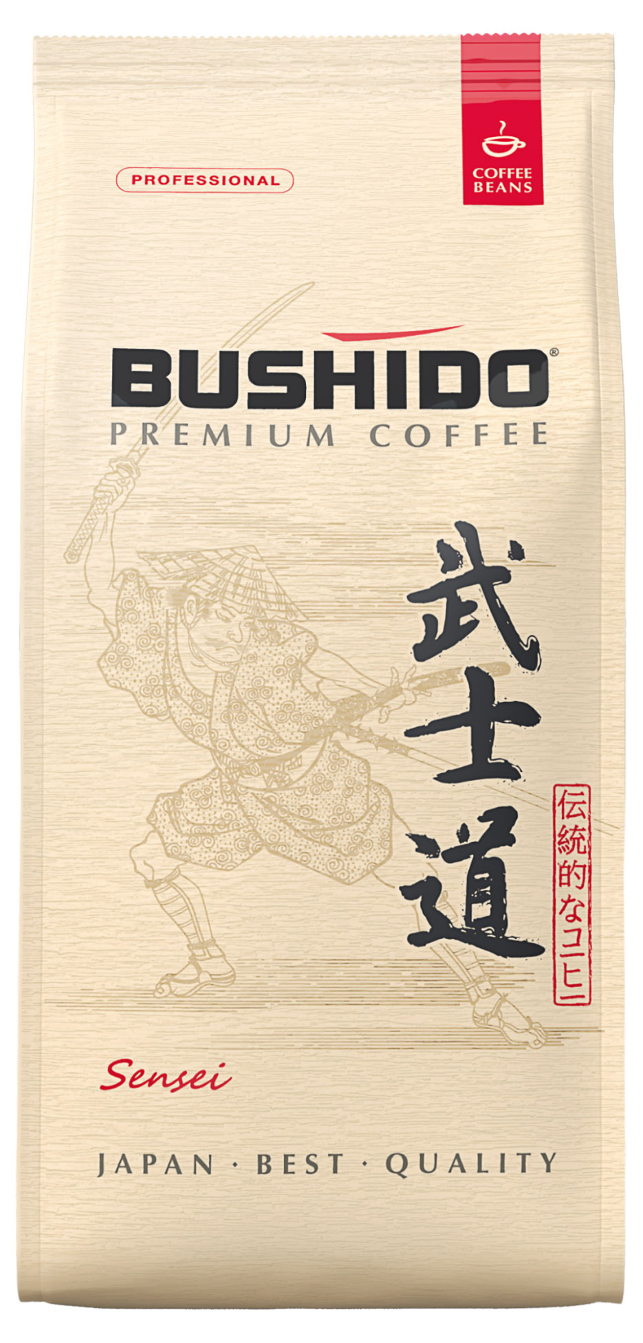 

Кофе в зернах Bushido Sensei, 1 кг