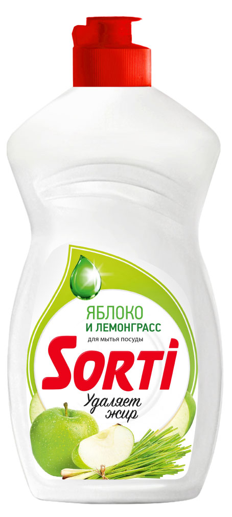 

Средство для мытья посуды Sorti Яблоко и лемонграсс, 450 г
