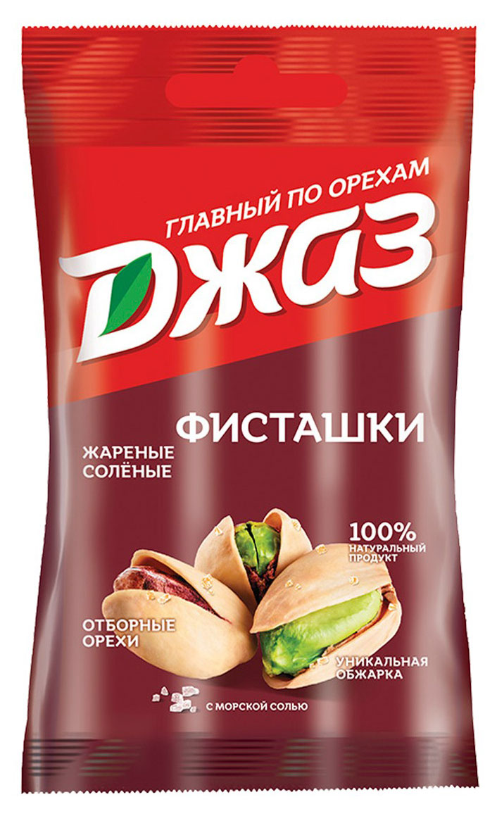 

Фисташки жареные Джаз соленые, 70 г