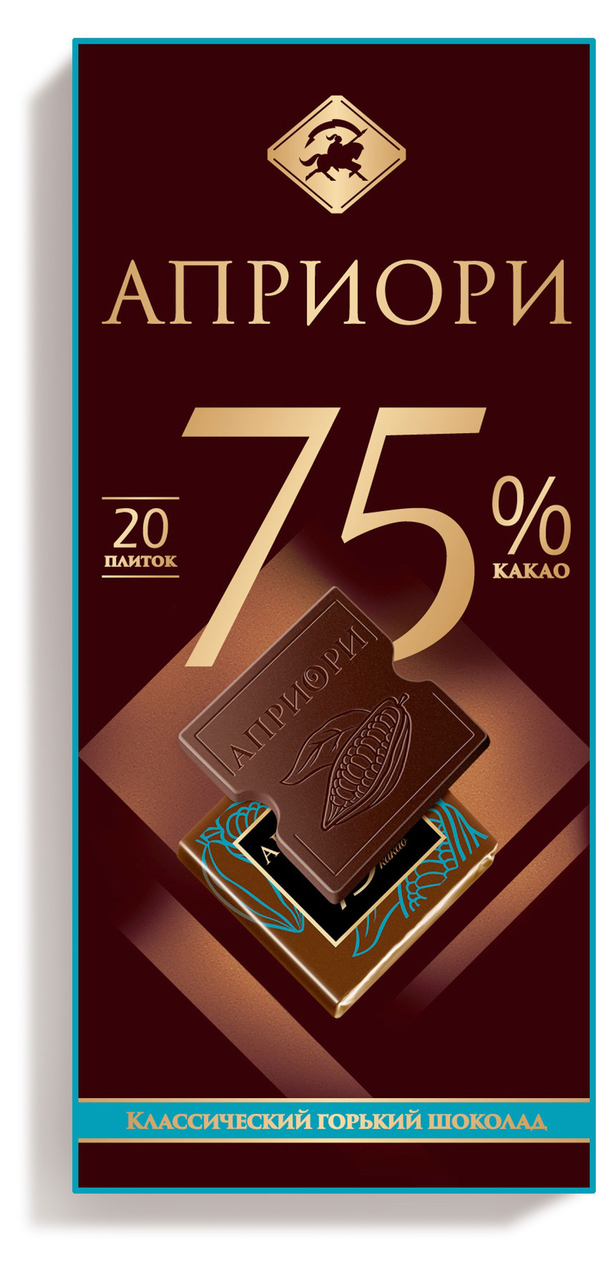 

Шоколад горький АПРИОРИ 75% какао, 100 г