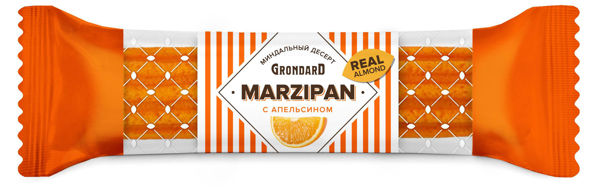 

Батончик марципановый GRONDARD С апельсином, 40 г