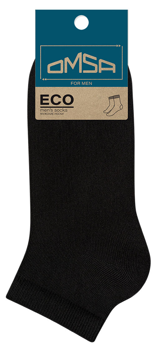 

Носки мужские Omsa for Men ECO 402 гладь укороченный Nero, р. 39-41