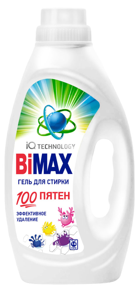 

Гель для стирки Bimax 100 пятен, 900 г