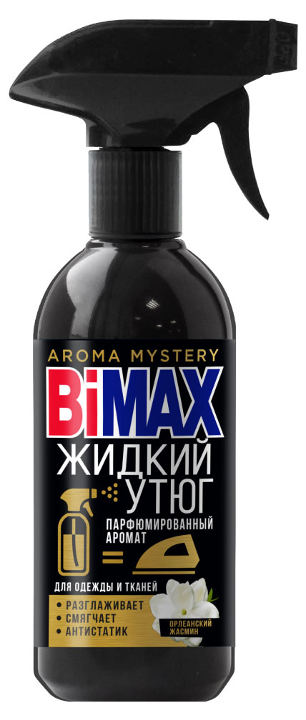 

Спрей-кондиционер для белья жидкий утюг Bimax Орлеанский жасмин, 400 г