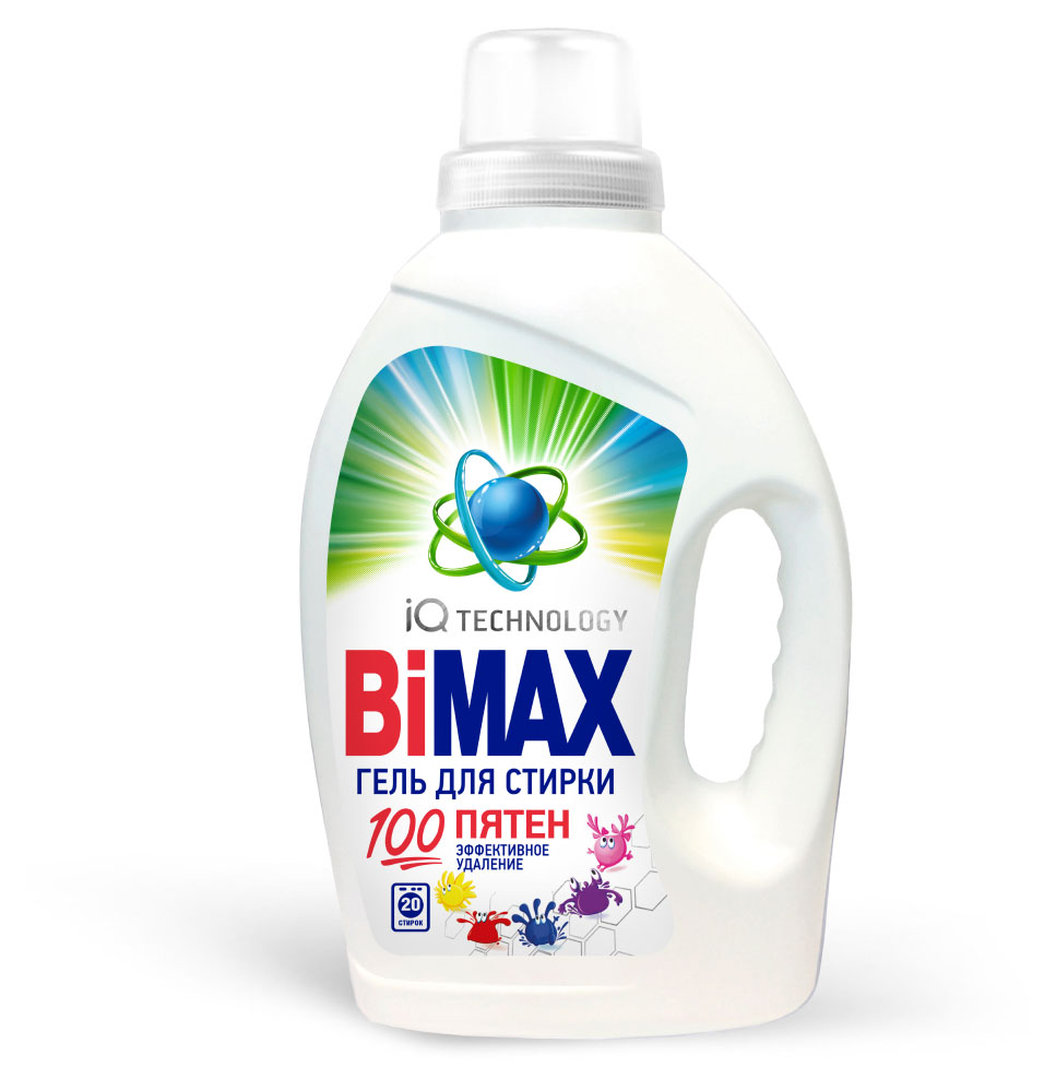 

Гель для стирки BiMax 100 пятен, 1,3 л