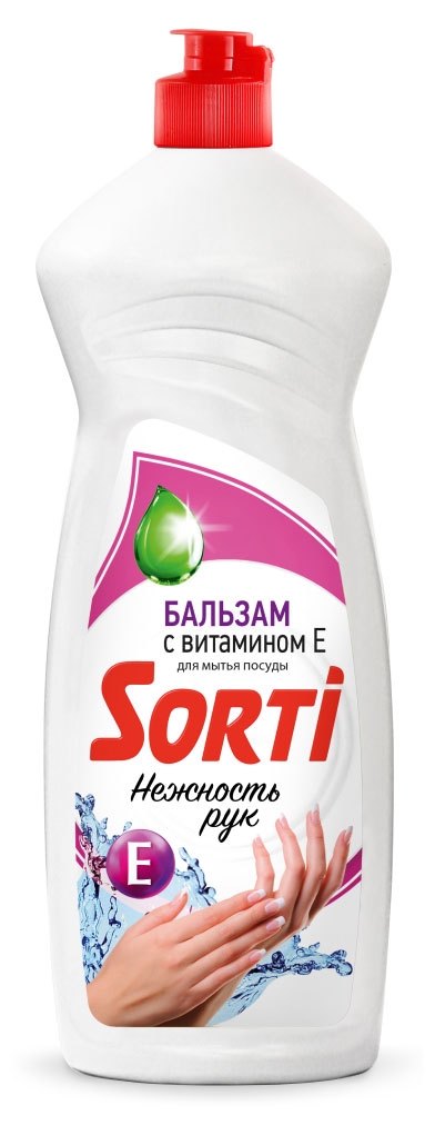 

Средство для мытья посуды Sorti с витамином Е, 900 мл
