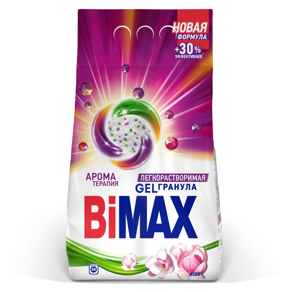 

Порошок стиральный Bimax ароматерапия, 4,5 кг