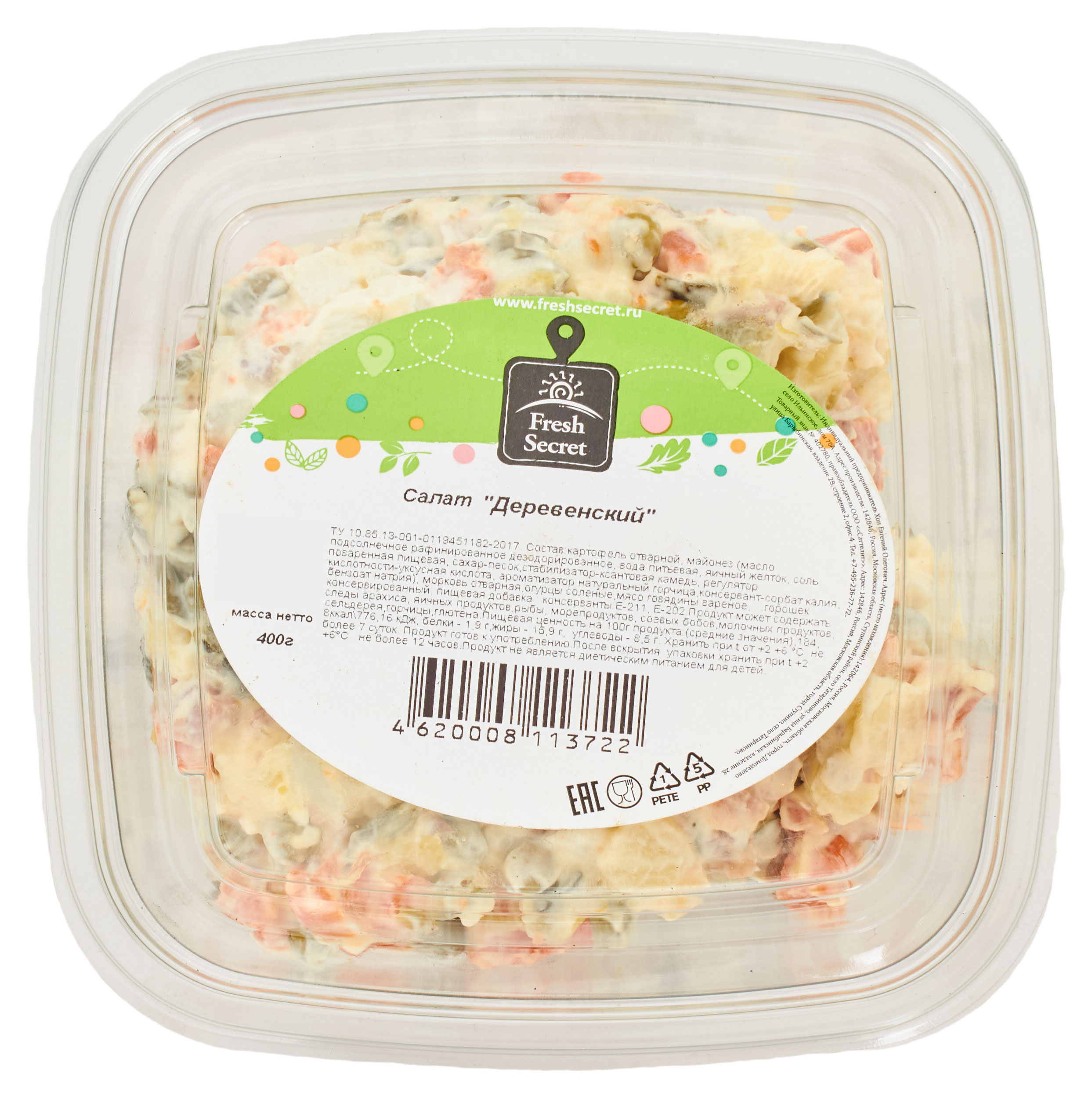 

Салат Fresh Secret Деревенский, 400 г