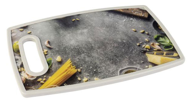 

Разделочная доска Kitchen World с дизайном Кухня, 20х30х1,1 см