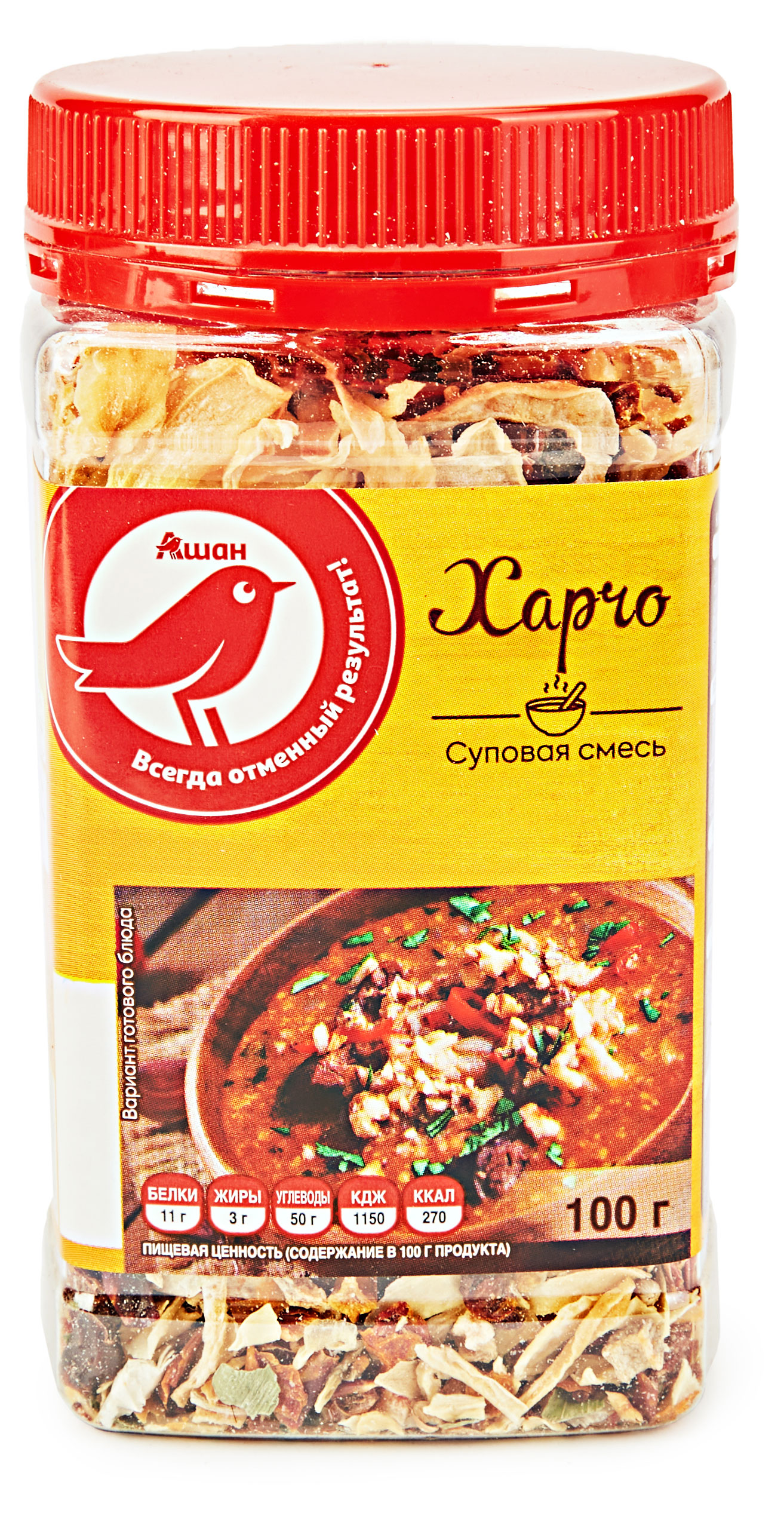 

Смесь суповая АШАН Красная птица Харчо, 100 г