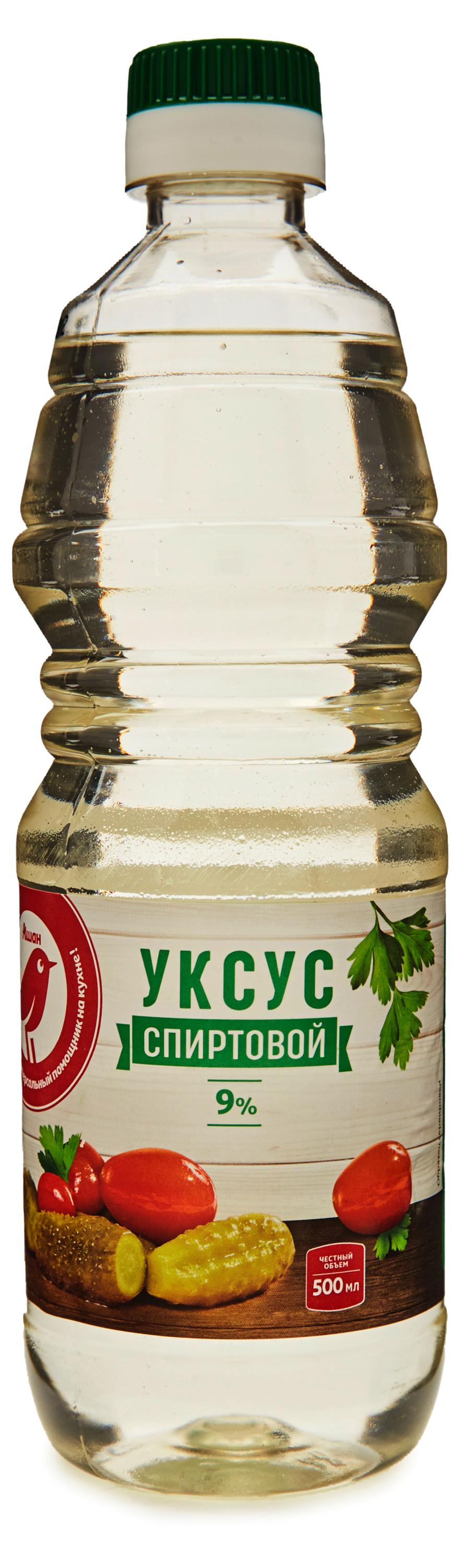 

Уксус столовый АШАН Красная птица натуральный 9%, 500 мл