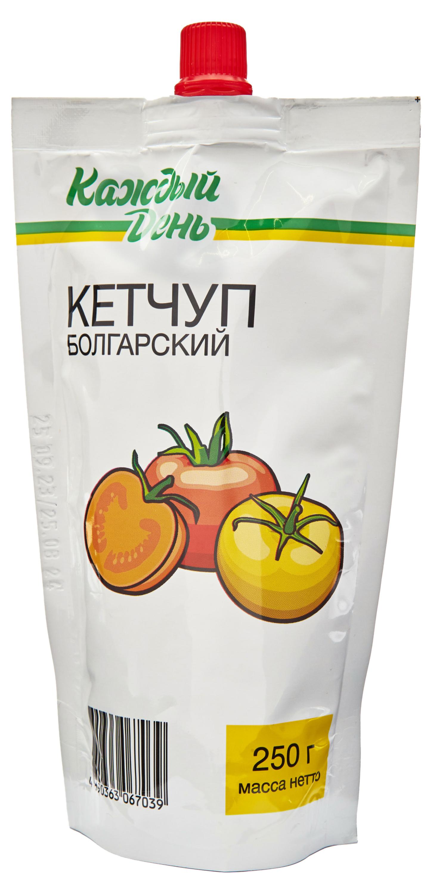 

Кетчуп Каждый день Болгарский, 250 г
