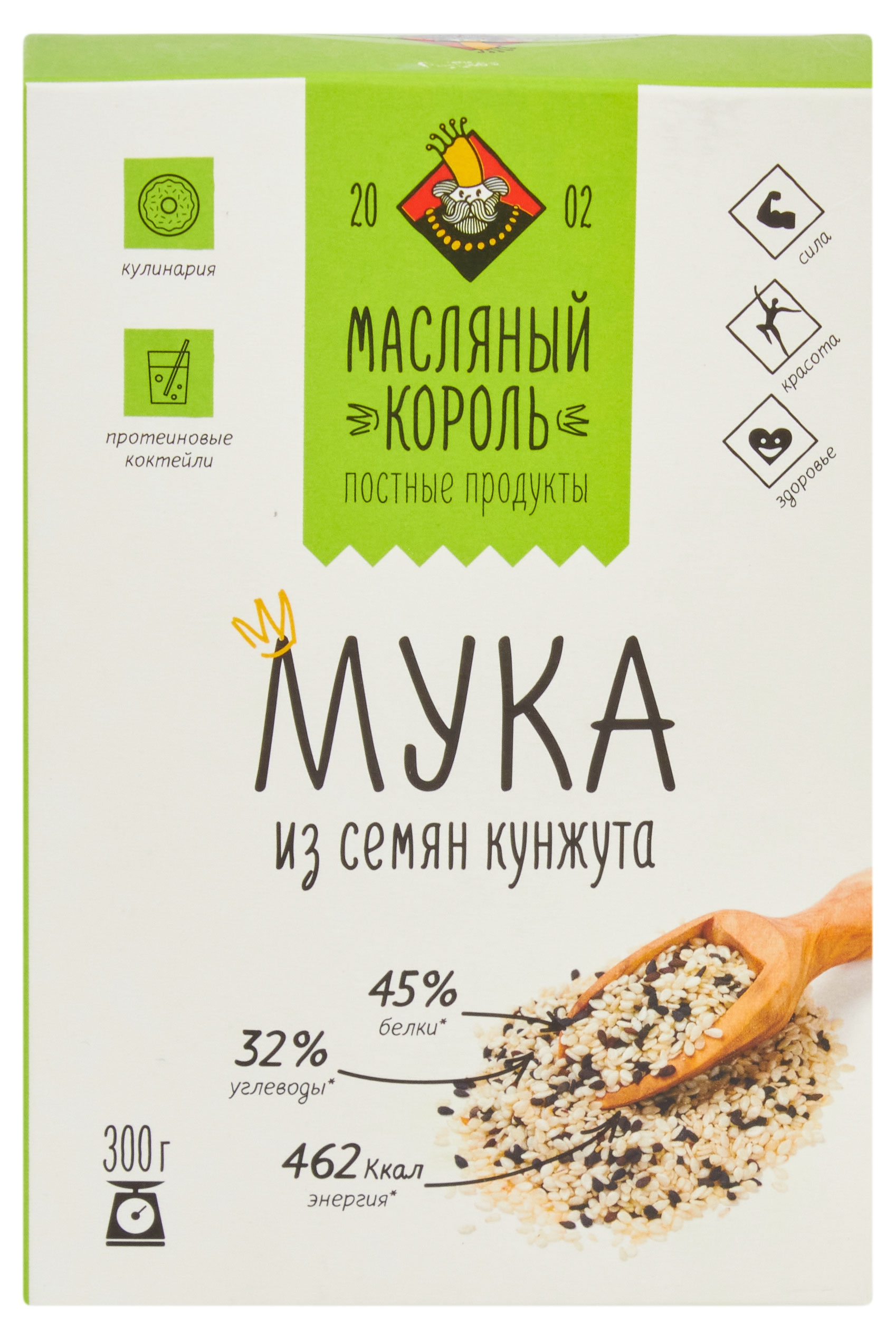 

Мука Масляный Король из семян кунжута, 300 г
