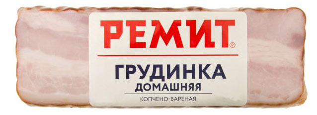

Грудинка варено-копченая Ремит Домашняя, 390 г