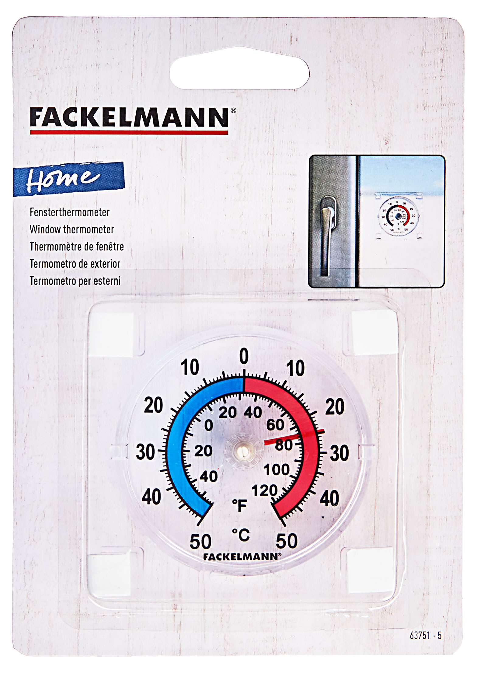 

Термометр оконный Fackelmann, 7 см