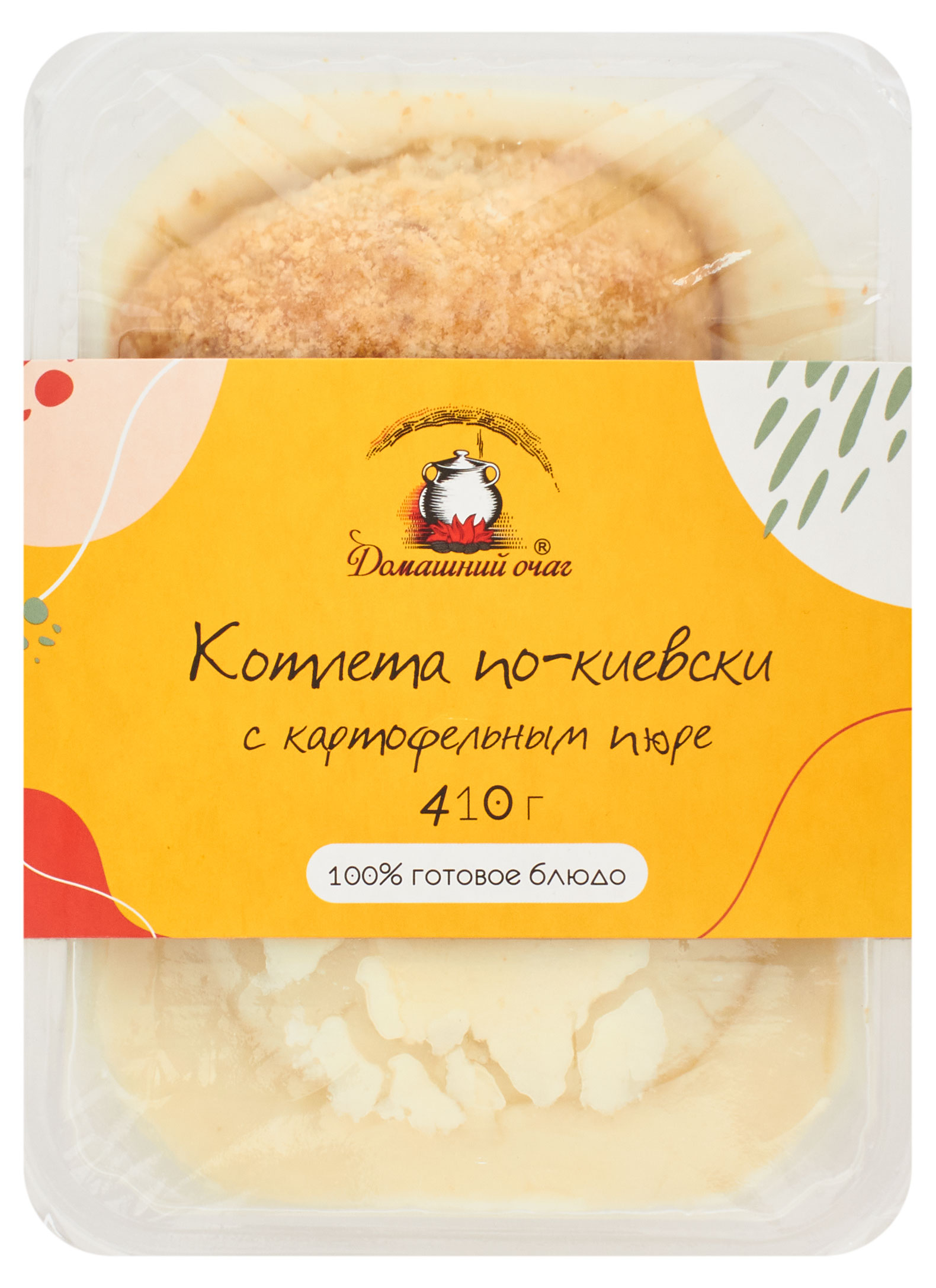 

Котлета Домашний очаг По-киевски с картофельным пюре, 410 г