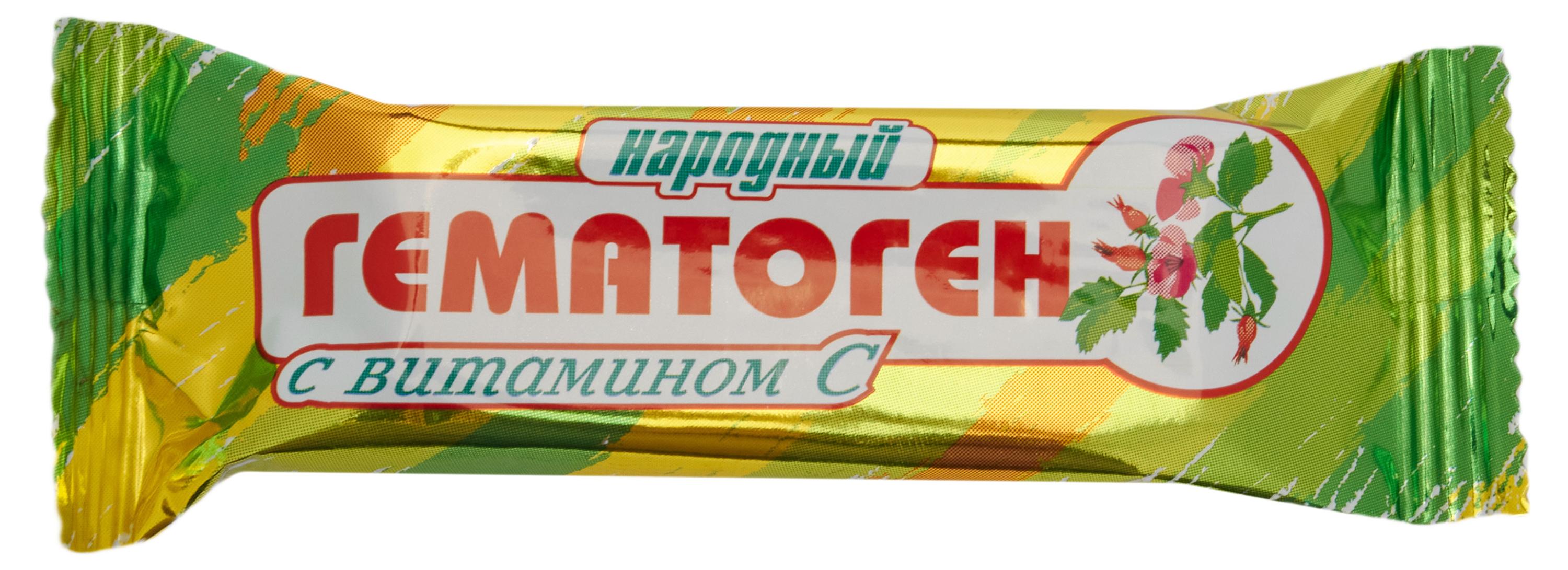 

Гематоген Народный с витамином С, 40 г