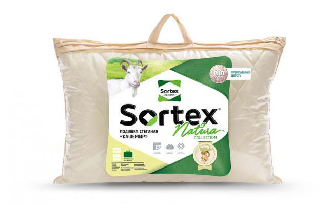 

Подушка стеганая Sortex Natura Кашемир, 50x70 см