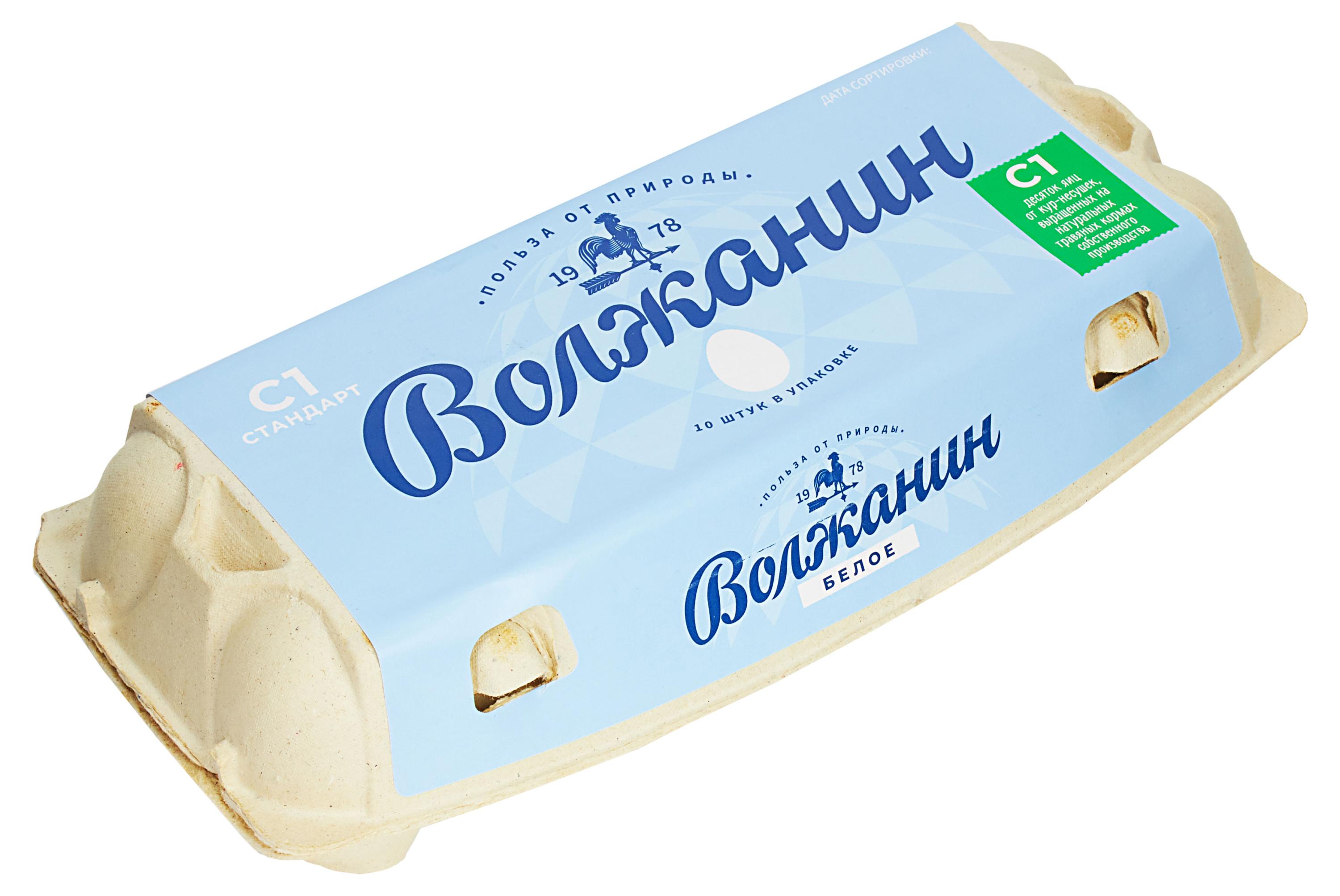 Изображение товара Яйца куриные «Волжанин» С1 белое, 10 шт