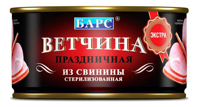 

Ветчина БАРС, 325 г
