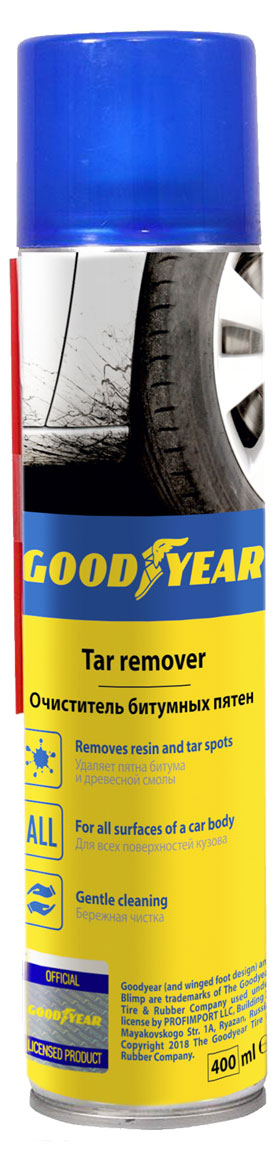 

Очиститель битумных пятен Goodyear, 400 мл