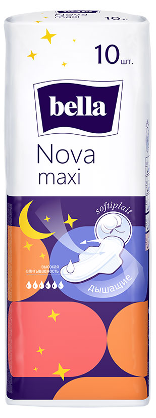 

Прокладки гигиенические Bella Nova Maxi, 10 шт