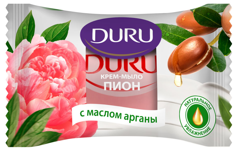 

Крем-мыло туалетное Duru Пион с маслом арганы, 80 г