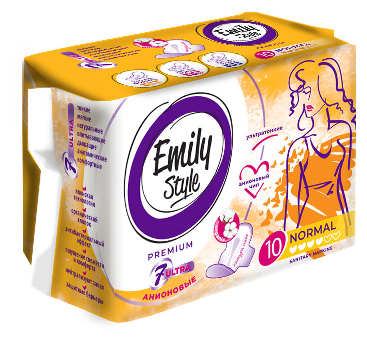 

Прокладки гигиенически Emily Style premium normal ультратонкие, 10 шт
