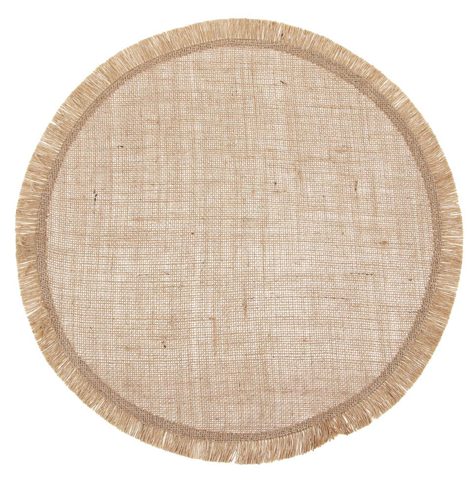 

Салфетка сервировочная круглая Эко джут, d 38 см