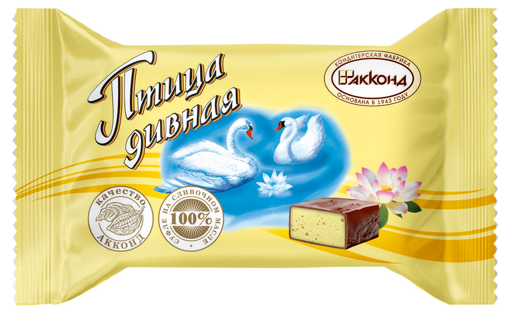 

Конфеты АККОНД Птица дивная со вкусом лимона, вес