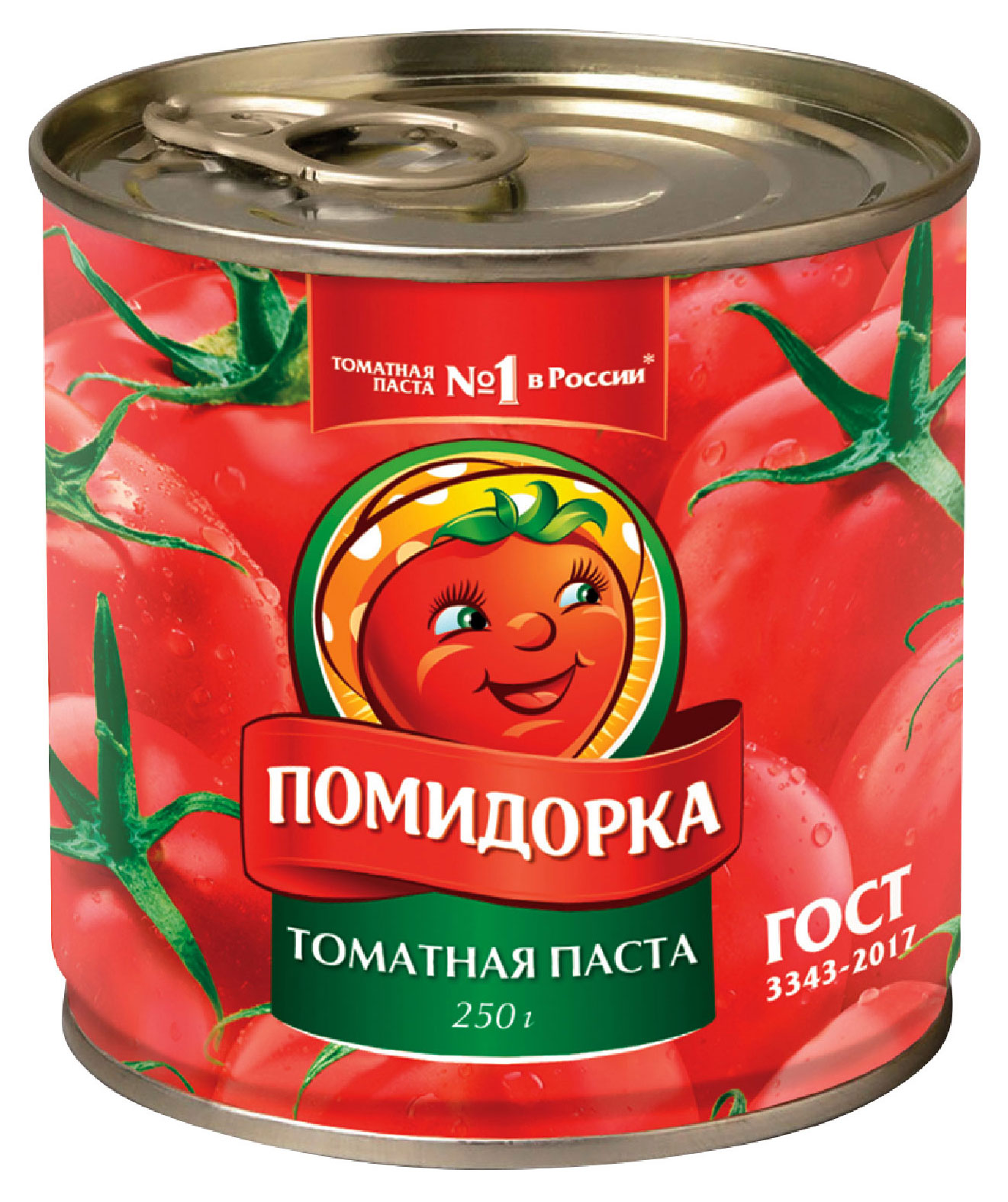 

Паста томатная ПОМИДОРКА 100% натуральная, 250 мл