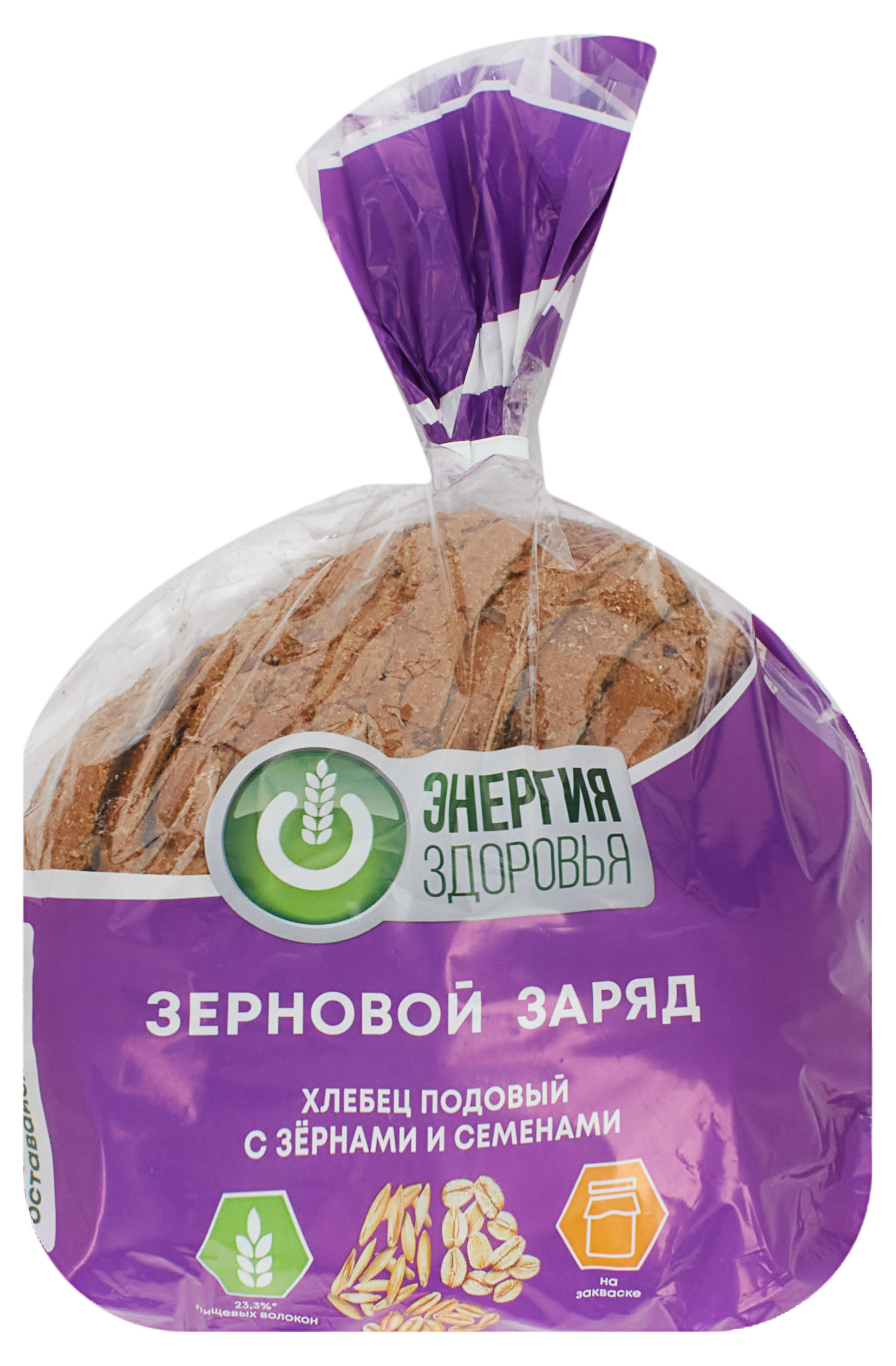 Изображение товара Хлебец «Хлебный Дом» Зерновой подовой на закваске, 300 г